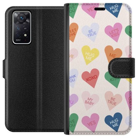 Yhteensopiva Lompakkokotelo Xiaomi Xiaomi Redmi Note 11 Pro 5G Karkkisydämet