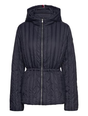 Crv Feminine Lw Down Jacket Navy Tommy Hilfiger
