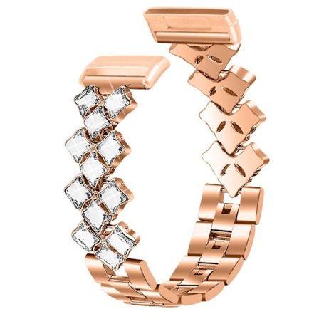 För Fitbit Sense Versa 3 Metallrem Fashion Ersättning Klockarmband