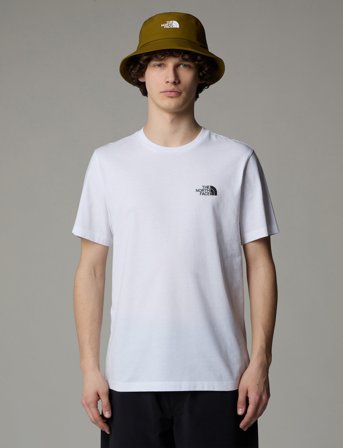 The North Face M Ss Simple Dome Tee - White - XL