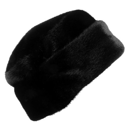 Vintage Russisk Fuskepels Lue Herre Varm Tykk Vinterlue For Utendørsaktiviteter Camping Fotturer Hverdagsbruk Svart_Kvalitetsgåvor
