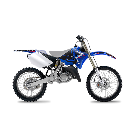Kit Adesivi Blackbird Dream 4 Blu-Nero-Bianco - Yamaha YZ 250 2002-2014