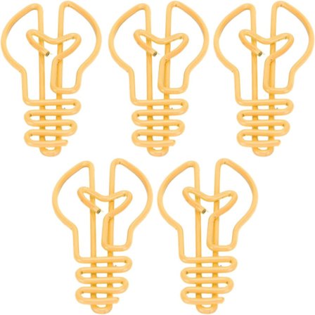 100 st Pappersklämmor Bokmärke Memo Clips Set