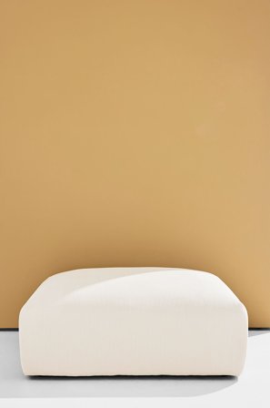 Pastill - Wenju puf - Hvid - Fodskamler & puffer - Fra Homeroom