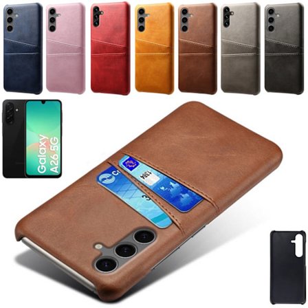 Samsung Galaxy A26 skal 2 kort fack brun -