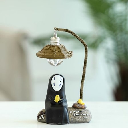 Spirited Away Ansiktsløs Mann Nattlys Chi Chihiro Bordlampe Miyazaki Hayao Anime Kaonashi Barn Gave-FARGE: kylling