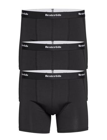 Resteröds Trunk Organic 3-Pack Boxershorts Sort Resteröds