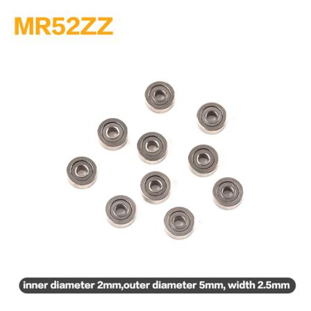 10 St Mr-serien Mr52zz Mr63zz Mr83zz Mr62zz Mr74zz Metallsköld