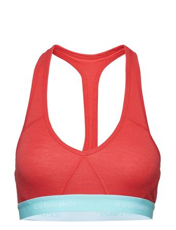 Wmns Sprite Racerback Bra Lingerie Bras & Tops Sports Bras - ALL Rød Icebreaker