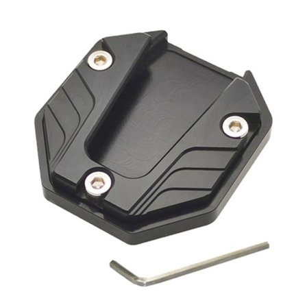 Motorcykel Kickstand Motorcykel Side Kick Stand Pad SORT