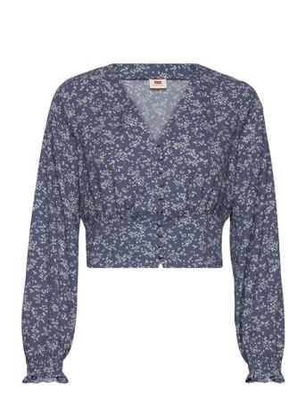Tamara Ls Blouse Mara Floral V Blue LEVI ́S Women
