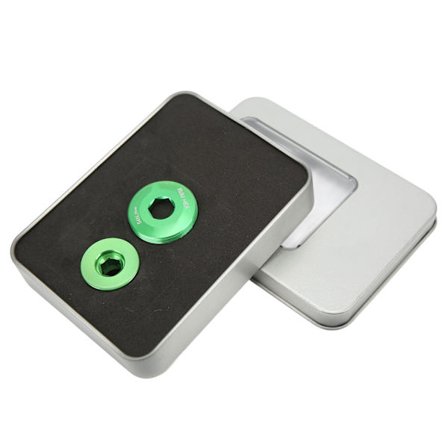 Cykelvevarmsfästningsskruv M18 M30 Legering Cykelvevarskruvar för Landsvägscykel Mountainbike Grön