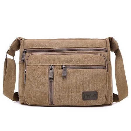 Men's Canvas Messenger Bag - Stylish and Practical Shoulder Bag
