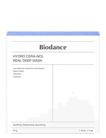 Biodance Hydro Cera-Nol Real Deep Mask 4-Pack - Nude - 4 PCS