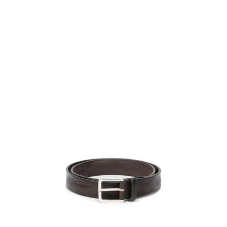Orciani, Leather Belt Bruin, Heren, Maat:90 CM