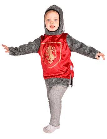 Knight Red Patterned Den Goda Fen