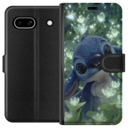 Yhteensopiva Lompakkokotelo Google Google Pixel 7a Stitch kukka kawaii Disney alien sininen