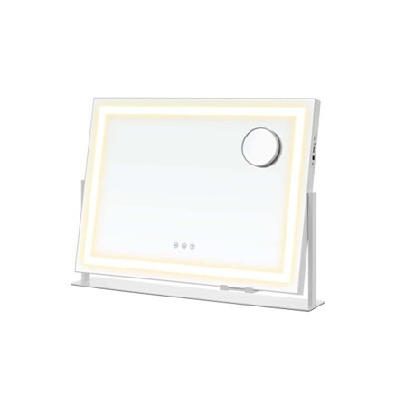 Rootz -meikkipeilisarja - Vanity Mirror - Kauneuspeili - Parantaa yksityiskohtia - 58 cm x 43cm