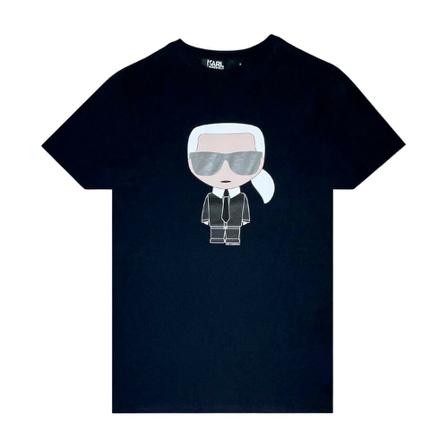 Karl Lagerfeld, T-Shirts Zwart, Heren, Maat:S