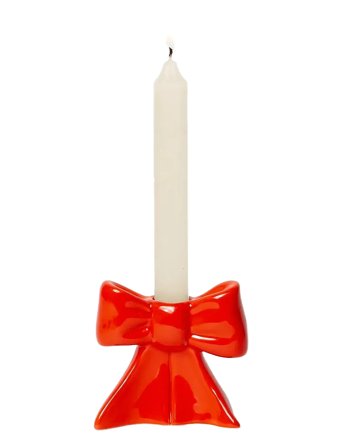 DOIY Lysestage - Bow - Small - Pink - ONE SIZE