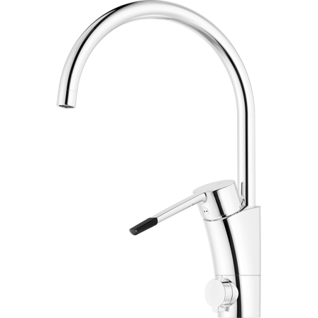 Mora MMIX II Care 332161 Köksblandare diskmaskinsavstängning, förlängd spak, krom, Badrum