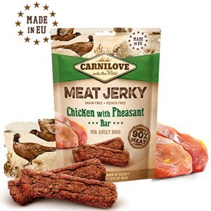 Carnilove Dog Jerky Chicken with Pheasant Bar, 100g