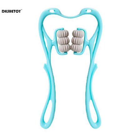 Plastik Punkt Terapi Nakke Massage Massageador Massagem Relief Håndholdt Nakkemassageapparat til Nakke Skulder Punkt Relief