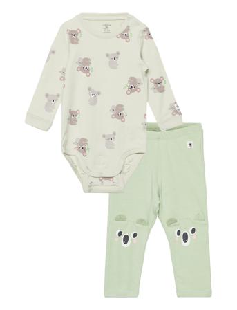 Set Body Leggings Koala Bodies Long-sleeved Grønn Lindex*Betinget Tilbud