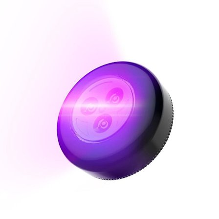 Sort UV-lys Bærbar Ultraviolet Lampe Håndholdt Ultraviolet Rengøringslys Lommedesign Med Bagsideklæbemiddel Til Hjem Rejse Kontor Daglig N [DB]