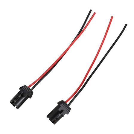 T10 W5W Bilpære Sokkelholder Kontaktforlengelse x 2