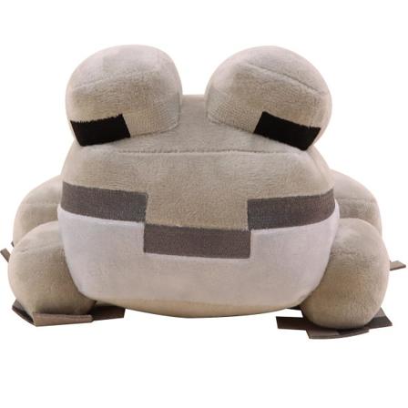 Minecraft Frog Pehmolelu Pehmeä Täytetty Nukke Tyyny Pieni Kaveri Joululahjat Pehmolelut 7.08in Grey