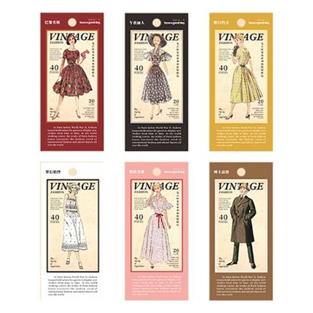 240 stk Vintage Mennesker Stickers til Journaling Scrapbooking Retro Mode Piger