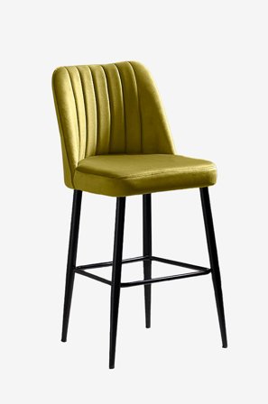 Hanah Home - Set med barstolar (2 st.) - Vento - Gul - Barstolar & pallar - Från Homeroom