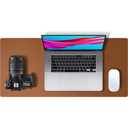 IC Læder Skrivebordspude, Musmåtte, Skrivebordsmåtte, Skridsikker PU Læder Skrivebordspude, Skrivebordspude til Bærbar