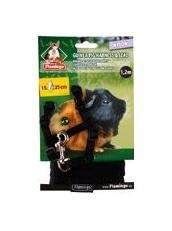 Marsvinsele med Leiebånd - Svart