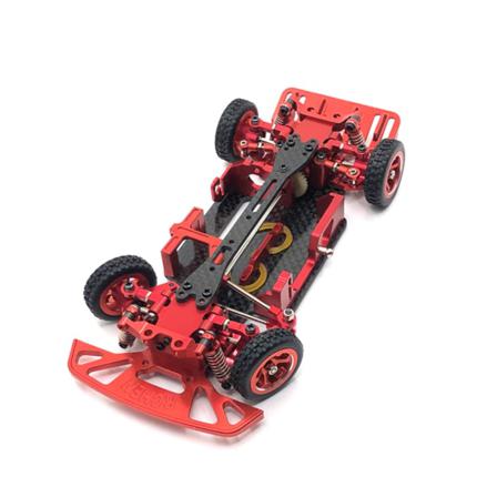 Fiberchassiramsats 1:28 Crawler Rc-uppgraderingsdelar
