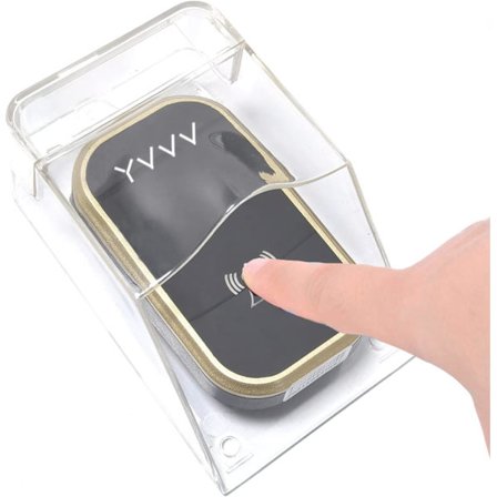 Trådløs dørklokke, vanntett klar ringeknappdeksel, utendørs dørklokke-sett, enkel å installere hus, kompatibel sender, vinterregn og snøtett