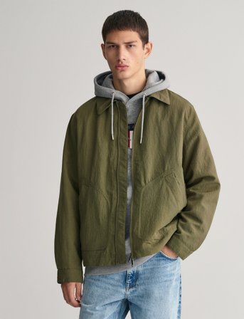 GANT Nylon Jacket - Green - XL