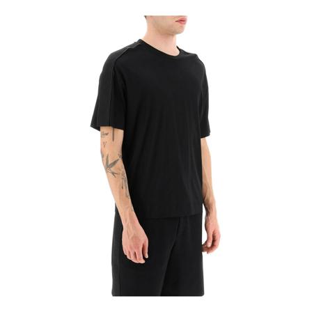 Emporio Armani, T-Shirts Zwart, Heren, Maat:M
