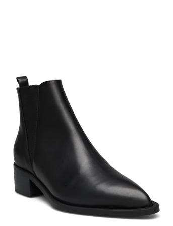 Ashanti Shoes Boots Ankle Boots Ankle Boot - Flat Svart Pavement*Betinget Tilbud