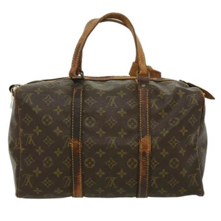 Louis Vuitton Vintage, Pre-owned Canvas travel-bags Bruin, Dames, Maat:ONE Size,leer