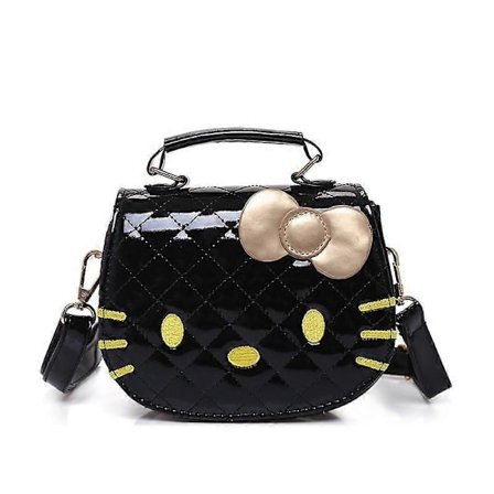Ny morsom Hello Kitty mini skulderveske for barn, Kawai mote, vanntett, lys ansikt, barnas crossbody-veske, anime håndveske, gave