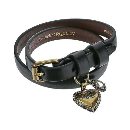 Alexander McQueen Bracelet , Zwart , Dames , Maat: ONE Size Armbanden