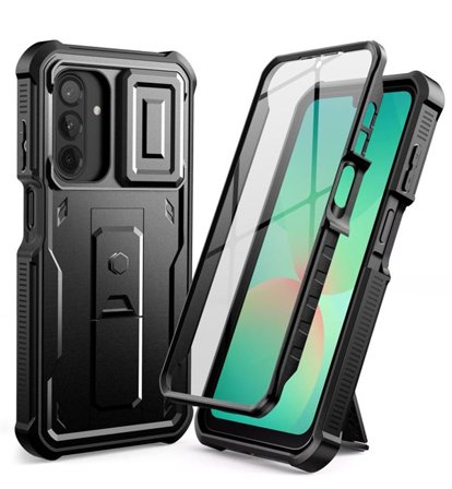 Tech-Protect Kevlar Cam+ suojakotelo Samsung Galaxy A26 5G - Musta