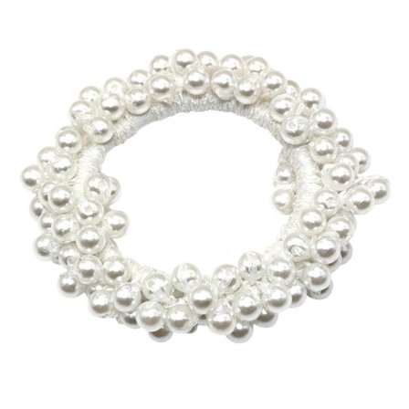 Chic hårsnodd med pärlor - För en enkel och elegant look!