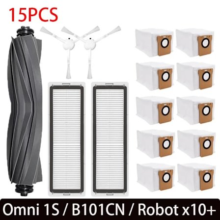 XIAOMI Mijia Omni 1S B101CN -robotti X10+ robotti-imurin pääsivuharjasuodatinmoppiosat Dreame L10s Ultra / S10 Pro -lisävarusteille