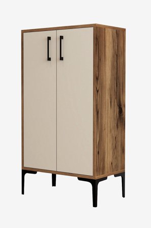 Hanah Home - Kenkäkaappi Prag - Beige - Kenkäkaapit - - Homeroom