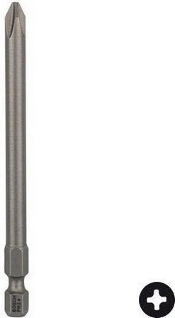 Bosch PH2 Bits 3-pak 89mm, Maskintilbehør & forbrugsvarer