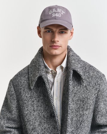 GANT Herren Gewaschenes Canvas Cap (ONE SIZE) Schwarz Grau