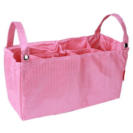 Rosa Multifunksjonell Babyvogn Hengende Organizer Oppbevaring Stelleveske